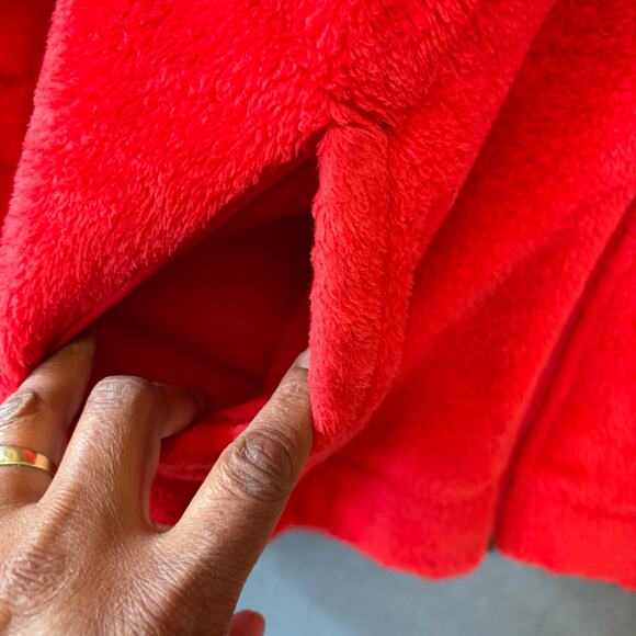 Champion Fresno State Bulldogs Jacket Fuzzy Cozy Mens Medium Embroidered Logo - Picture 10 of 15